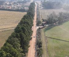 Estrada que liga São José dos Pinhais a Mandirituba