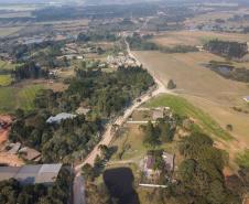 Estrada que liga São José dos Pinhais a Mandirituba