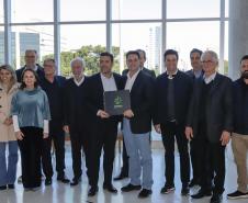 Curitiba, 12 de agosto de 2024 - Apresentação da Fábrica de Ideais pelo governador do Paraná, Carlos Massa Ratinho Jr., e a empresa Audi.
