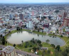 Repasses constitucionais do Estado crescem 27,3% em julho Na foto, Drone da cidade de Cascavel, localizada na região oeste do Paraná.