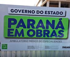 Ambulatório Médico de Especialidades (AME) Universitário de Ponta Grossa já atingiu 36% de execução da obra.