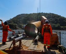 Obras da Ponte de Guaratuba avançam e chegam a 14,24% de execução