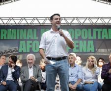 Ratinho Junior inaugura novo terminal metropolitano de São José dos Pinhais
