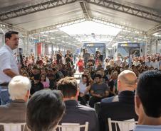 Ratinho Junior inaugura novo terminal metropolitano de São José dos Pinhais