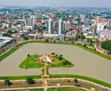 Repasses constitucionais do Estado crescem 27,3% em julho Na foto, Drone da cidade de Cascavel, localizada na região oeste do Paraná.