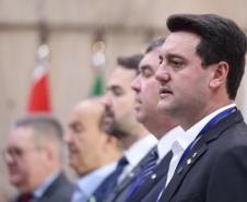 O governador Carlos Massa Ratinho Junior participou nesta quinta-feira (1º) da reunião do Conselho de Desenvolvimento e Integração Sul (Codesul), em Campo Grande (MS).