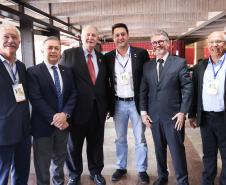 O governador Carlos Massa Ratinho Junior participou nesta quinta-feira (1º) da reunião do Conselho de Desenvolvimento e Integração Sul (Codesul), em Campo Grande (MS).