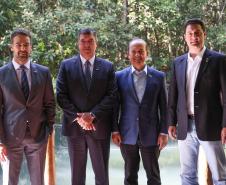 O governador Carlos Massa Ratinho Junior participou nesta quinta-feira (1º) da reunião do Conselho de Desenvolvimento e Integração Sul (Codesul), em Campo Grande (MS).