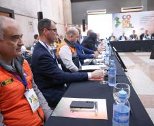 O governador Carlos Massa Ratinho Junior participou nesta quinta-feira (1º) da reunião do Conselho de Desenvolvimento e Integração Sul (Codesul), em Campo Grande (MS).