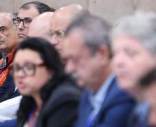 O governador Carlos Massa Ratinho Junior participou nesta quinta-feira (1º) da reunião do Conselho de Desenvolvimento e Integração Sul (Codesul), em Campo Grande (MS).