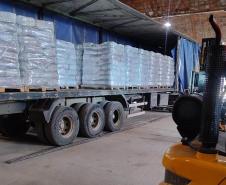 Materiais adquiridos por meio de doação do TCE para atender às vítimas do RS começam a ser entregues