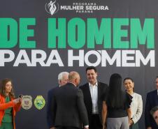 Governador lança projeto de conscientização masculina para combater violência contra a mulher