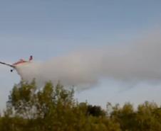 Avião contratado pelo Estado reduziu em 4 horas combate a incêndio em Palmeira
