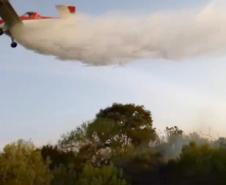 Avião contratado pelo Estado reduziu em 4 horas combate a incêndio em Palmeira