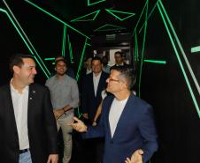 Ponta Grossa, 12 de setembro de 2024 - O governador Carlos Massa Ratinho Junior visita a fábrica da Heineken.