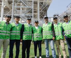 Ponta Grossa, 12 de setembro de 2024 - O governador Carlos Massa Ratinho Junior visita a fábrica da Heineken.