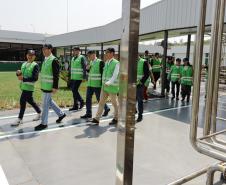 Ponta Grossa, 12 de setembro de 2024 - O governador Carlos Massa Ratinho Junior visita a fábrica da Heineken.