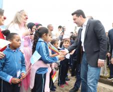 O governador Carlos Massa Ratinho Junior inaugurou nesta segunda-feira (16) o Hospital da Criança Irmã Maria Calista, de Maringá, no Noroeste do Estado.