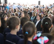 O governador Carlos Massa Ratinho Junior inaugurou nesta segunda-feira (16) o Hospital da Criança Irmã Maria Calista, de Maringá, no Noroeste do Estado.