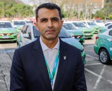 Curitiba, 23 de setembro de 2024 - O governador Carlos Massa Ratinho Junior realiza a entrega de veículos destinados ao serviço de transporte de órgãos.