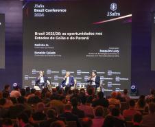 Ratinho Junior defende privatizações e concessões em evento com investidores