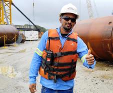 Ponte de Guaratuba já tem 415 trabalhadores contratados e impulsiona empregos no Litoral
