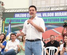 Com investimento de R$ 10 milhões, governador inaugura colégio em Mauá da Serra