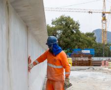 Dentro do cronograma, obras da Ponte de Guaratuba chegam a 22,6% de execução