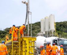 Ponte de Guaratuba já tem 415 trabalhadores contratados e impulsiona empregos no Litoral