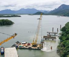 Ponte de Guaratuba já tem 415 trabalhadores contratados e impulsiona empregos no Litoral