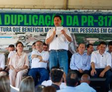 Governador inaugura a duplicação da PR-317 e PR-840 em Campo Mourão