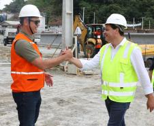 Com avanços na estrutura, Ponte de Guaratuba alcança 35,3% de execução