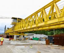 Com avanços na estrutura, Ponte de Guaratuba alcança 35,3% de execução
