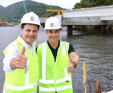 Com avanços na estrutura, Ponte de Guaratuba alcança 35,3% de execução