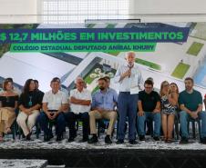Com investimento de R$ 12,7 milhões, Estado inaugura o Colégio Aníbal Khury em Guaratuba