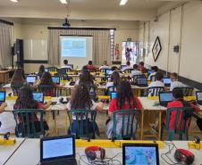 Paraná é o estado que mais gastou com educação em todo o Brasil em 2024 Foto: Lucas Fermin/SEED