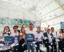 O governador Calos Massa Ratinho Junior iniciou nesta segunda-feira (10) a entrega dos 209 novos ônibus escolares adquiridos para uso no programa Caminho da Escola.