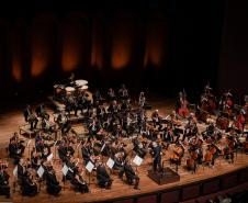 Centro Cultural Teatro Guaíra - Orquestra Sinfônica em Almirante Tamandaré – A Orquestra Sinfônica do Paraná fará nesta sexta (21) um concerto especial que marca a abertura da programação de 2025 do Centro de Convenções Prefeito Sebastião Natal Colodel, em Almirante Tamandaré, na Região Metropolitana de Curitiba. Foto: Vitor Dia