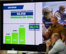 Furtos e roubos atingem menor patamar da história; apreensão de drogas aumenta no Paraná Foto: Gabriel Rosa/AEN