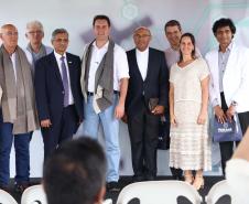 O governador Carlos Massa Ratinho Junior participou nesta sexta-feira (21), em Campina Grande do Sul, na Região Metropolitana de Curitiba, do lançamento da pedra fundamental da primeira fábrica de nanofertilizantes do Brasil.