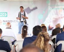 O governador Carlos Massa Ratinho Junior participou nesta sexta-feira (21), em Campina Grande do Sul, na Região Metropolitana de Curitiba, do lançamento da pedra fundamental da primeira fábrica de nanofertilizantes do Brasil.
