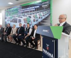 O vice-governador Darci Piana entrega nesta quarta-feira (19) 70 novos veículos modelo Renault Duster para a Agência de Defesa Agropecuária (Adapar). Foto: Geraldo Bubniak/AEN