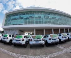 O vice-governador Darci Piana entrega nesta quarta-feira (19) 70 novos veículos modelo Renault Duster para a Agência de Defesa Agropecuária (Adapar). Foto: Geraldo Bubniak/AEN Foto: Geraldo Bubniak/AEN