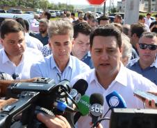 Ratinho Junior anuncia Leonaldo Paranhos, Rafael Greca e Ulisses Maia como secretários Foto: Ari Dias/AEN