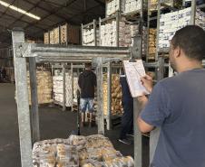 A 2ª remessa de alimentos não perecíveis para as escolas estaduais já está em andamento Foto: Karina Audrey - Fundepar
