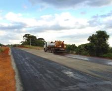 Duplicação da PRC-466 em Guarapuava avança com nova ponte e pista de concreto Foto: DER