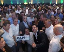 O governador Carlos Massa Ratinho Junior anunciou nesta quinta-feira (13) a liberação de R$ 1,2 bilhão para a saúde pública do Estado, durante o evento Saúde em Movimento, em Foz do Iguaçu, na região Oeste.