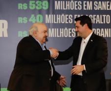 Ratinho Junior anuncia Leonaldo Paranhos, Rafael Greca e Ulisses Maia como secretários Foto: Roberto Dziura Jr/AEN