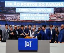 Leilões na B3: Paraná é primeiro Estado do Brasil a ter porto com área 100% regularizada