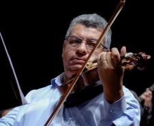 Famílias, movimentos, disposição no palco: confira como funciona uma orquestra sinfônica Foto: Arnaldo Neto/AEN